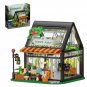 LED Flower Market Shop Model Building Bricks Educational Toys MOC Blocks Set