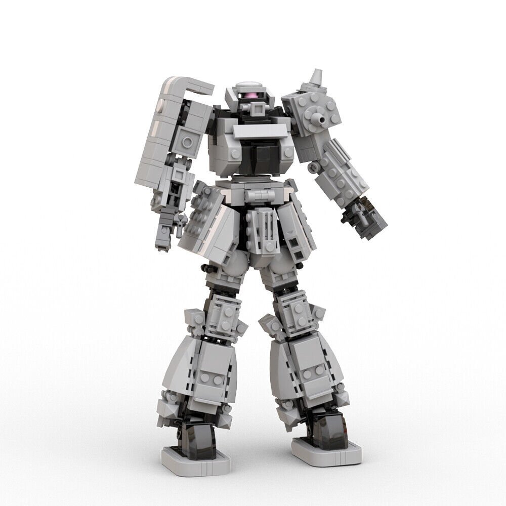 Buildmoc Blocks Classic Game Animation Character Radiation Advanced Technical Eyeball Robot Building Block Toy Children’s Gift