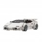 BuildMoc Supercar 1335 Pieces for Collection and Display White Version