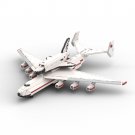 BuildMoc AN-225 Carrierplane Buran Orbiter Model 4188 Pieces #1:110 Scale