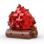 BuildMoc Calcifer Model Fire Monster 252 Pieces from Fantasy Film about Castle