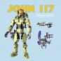 BuildMoc Master Chief John 117 Model 785 Pieces Game Role