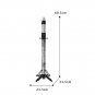 BuildMoc Ultimate Rocket [1:110 scale] Model 860 Pieces