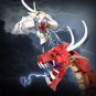 Model Building Bricks Toy for Fire dragon And Ice dragon TV Play Blocks Set Gift