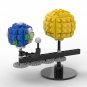 BuildMoc Mini Earth and Sun Model World Creative Model Kit Educational for Ki