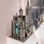Modular Cathedral with Interior Building Bricks Toys Blocks Set Model Collection