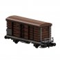 BuildMoc Boxcar/ Goods Wagon Model Building Kit 839 Pieces
