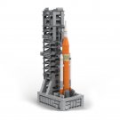 Launch Tower / Launch Pad with Rocket / Launch Vehicle Building Toys 437 Pieces