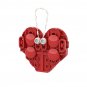 Christmas Heart Building Kit for Tree Ornament 42 Pieces Christmas Gift for Kids