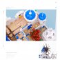BuildMoc Santorini Small Town Model Modular Building 2503 Pieces