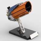 BuildMoc Disused Space Telescope Model in 2009s with Display Stand 1232 Pieces