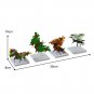 BuildMoc 4-in-1 Fall Creatures Butterflies Insect Model with Base 470 Pieces