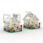 BuildMoc Flower House w/ LED Light Kit, Stickers and Original Box 598 Pieces