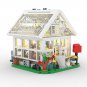 BuildMoc Flower House w/ LED Light Kit, Stickers and Original Box 598 Pieces