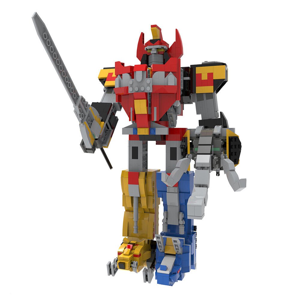BuildMoc Robot Mecha Warrior Model 1500 Pieces from sci-fi Movie