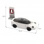 Model-3 Electric Vehicle with a Supercharger and Opening Charge Port 185 Pieces