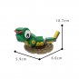 Green Caterpillar Model with Y-Shaped Red Tentacle 60 Pieces from Animation