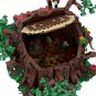 BuildMoc Cottage Hut Treehouse Elf House Model 1383 Pieces