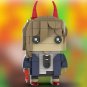 BuildMoc 2-in-1 D-e-n-j-i And Power Brick-headz Model 343 Pieces from Cartoon