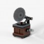 Vintage Record Player with a Spinning Platter Building Toys Set 50 Pieces