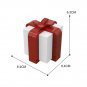 BuildMoc Gift Box Puzzle Box Model White-Red Version 177 Pieces for Adults