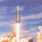 BuildMoc Energia Rocket / Launch Vehicle Model 1:110 Scale 3844 Pieces