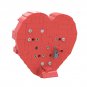 Clockwork Heart Sculpture Mechanical Heart 182 Bricks Building Toys Set