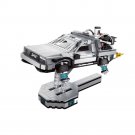 BuildMoc Time Machine Suspended Concept Car Model with Stand 868 Pieces