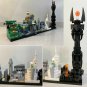 BuildMoc THE L0RD 0F THE R|NGS Skyline Architecture Model 730 Pieces