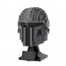 BuildMoc Helmet Statue 608 Pieces from TV Show for Collection
