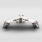 BuildMoc Single Seat Fighter Model with Two A-9X Fusion Turbines 1528 Pieces