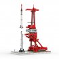 BuildMoc 1:110 Scale Launch Site Launch Base with Rocket 1298 Pieces
