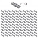 100x Light Gray 2780 Connector Peg w. Friction/Technic Pin with Center Slots 100x Light Gray 2780 Connector Peg w. Friction/Technic Pin with Center Slots