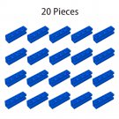 20x Blue 2653 Brick Special 1x4 with Groove / Sliding Piece 1x4  100% Compatible