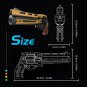 BuildMoc Cannon Model with Stand 840 Pieces from First-person Shooter Video Game