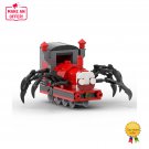 BuildMoc Spider Train Monster Model 266 Pieces from Horror Video Game BuildMoc Spider Train Monster Model 266 Pieces from Horror Video Game