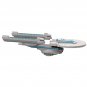 BuildMoc Refit Ship Spaceship Ship Federation Excelsior class Ship 531 Pieces