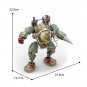 BuildMoc Mister B. Robot Model with Armored Wetsuit 546 Pieces from Shooter Game