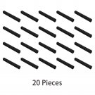 20 Pieces Black Part 2730 Technic Brick 1x10 ∅4.9/Technic Brick 1x10 [9 Holes]