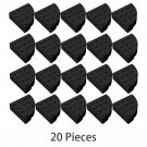 20x Black Part 2577 Brick 4x4 ¼ Circle Building Pieces Bulk Lot 100% Compatible