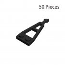 Part 2508 Plate 1x2x4 w. Ball Building Pieces Bulk Lot 50x Black 100% Compatible