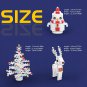 BuildMoc 3-in-1 Sets with Snowman, Christmas Tree, Deer and Gift Box 377 Pieces