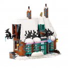 BuildMoc Village House in Movie Model 1184 Pieces Building Toys