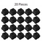 20x Black 2850 Plastic Motor,Cylinder/Engine Cylinder with Side Slots 20x Black 2850 Plastic Motor,Cylinder/Engine Cylinder with Side Slots