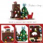 BuildMoc Fireplace Scenes with Christmas Tree Gift for Kids Adult 359 Pieces