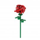 BuildMoc Long Stem Red Rose Model Plants Bouquet 443 Bricks for Collection BuildMoc Long Stem Red Rose Model Plants Bouquet 443 Bricks for Collection
