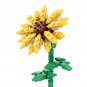 BuildMoc Three Sunflower Helianthus Flower