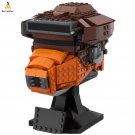 Helmet Model PDF Instructions Manual + 590 Pieces Physical Parts