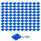 Part 2540 Plate 1x2 w. Stick Building Pieces 100% Compatible 100x Blue
