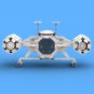 BuildMoc Small Auxiliary Ship 1030 Pieces from TV Series about Future